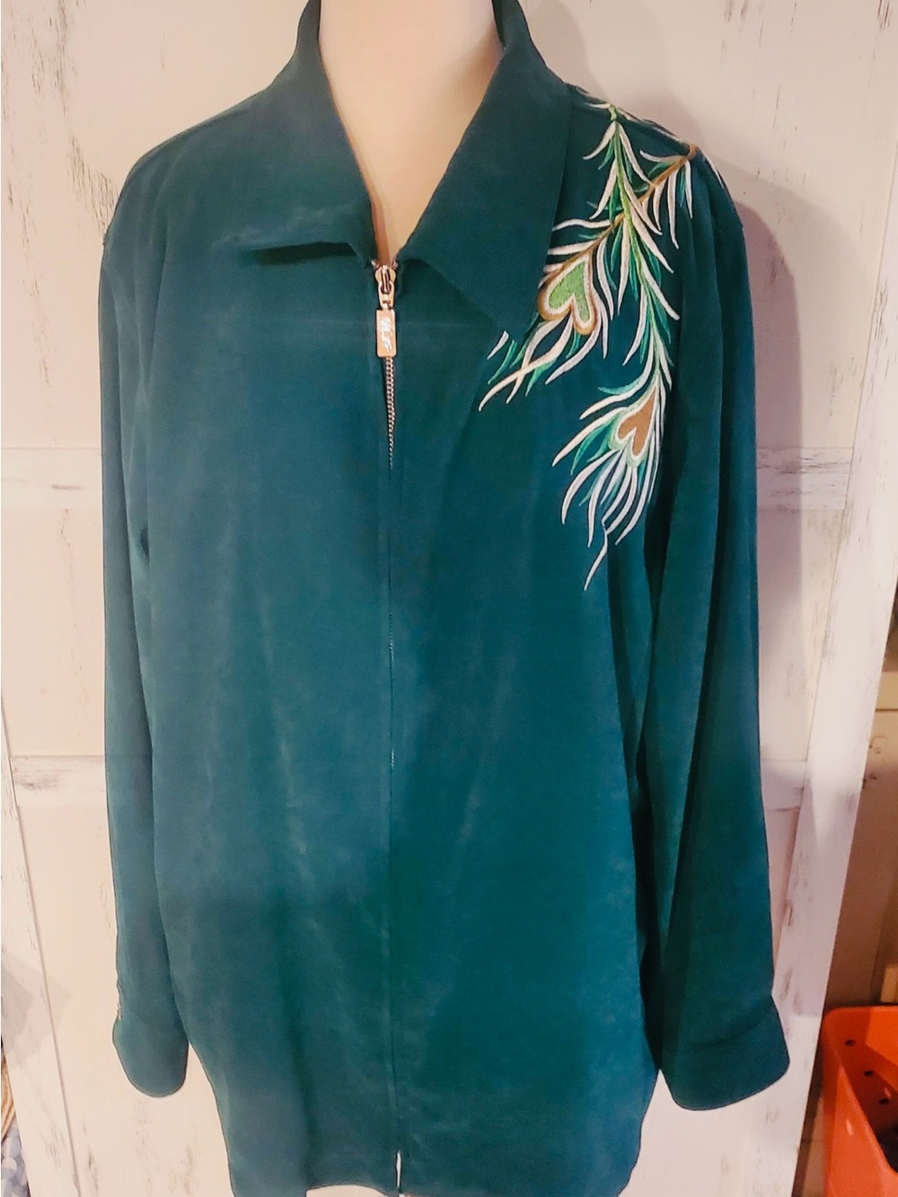 Bob Mackie Wearable Art Embroidered Jacket